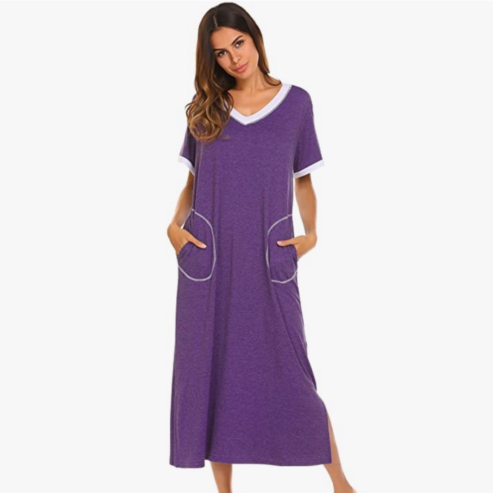 Purple Sleep Dress 📦 (XL-23)